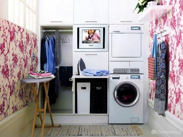 ideální řešení – prádelna jako samostatná místnost domu