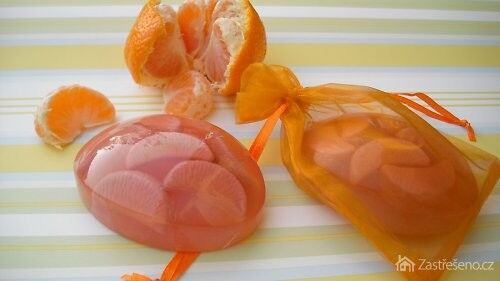 mýdlo plné mandarinek – nejen k dekoraci