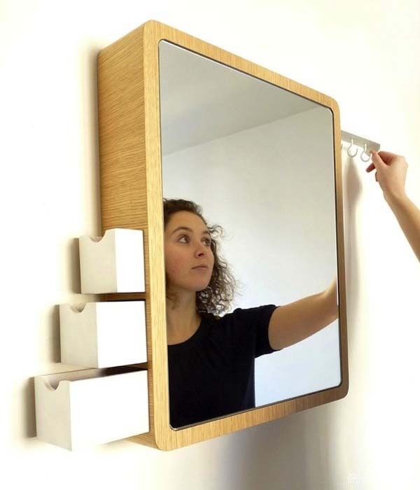 multifunkční řešení koupelnových zrcadel