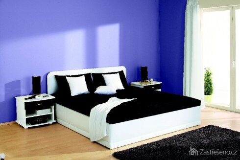 Látková postel může být v nejrůznějších barvách, autor: Ap design