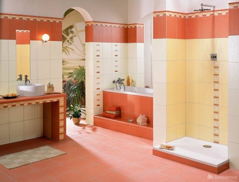 Obklady v hřejivém stylu, autor: Rako