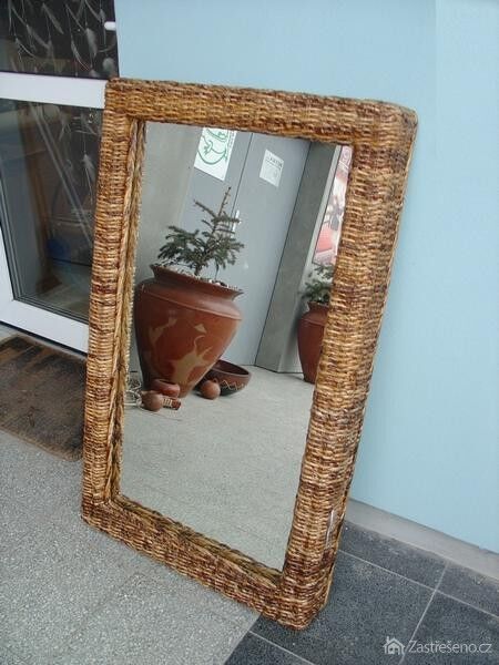 Zrcadlo v přírodním stylu, autor: netradicni-nabytek